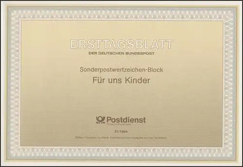ETB 31/1994 - Block: Kinder