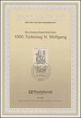 ETB 35/1994 - Hl. Wolfgang