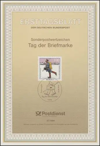 ETB 37/1994 Date du timbre-poste