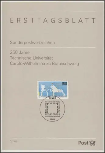 ETB 07/1995 Université technique de Carolo-Wilhelmina