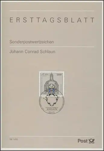 ETB 11/1995 - Johann Conrad Schlaun, Baumeister