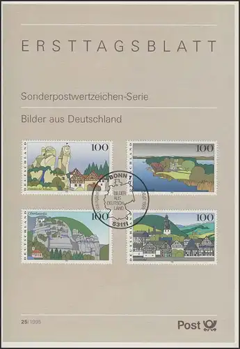 ETB 25/1995 Bilder Deutschlands, Fr. Schweiz, Berlin