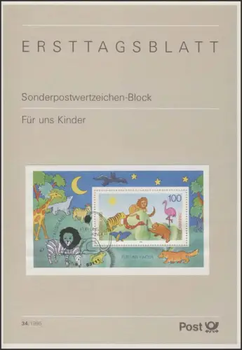 ETB 34/1995 Bloc: Enfants, Assemblée des animaux