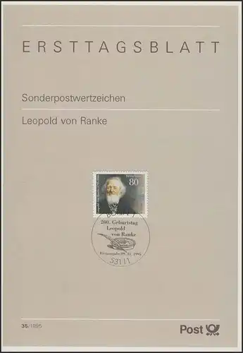 ETB 35/1995 Leopold von Ranke, historien