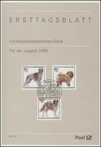 ETB 03+03a/1996 Jugend: Hunderassen, Collie, Chow-Chow