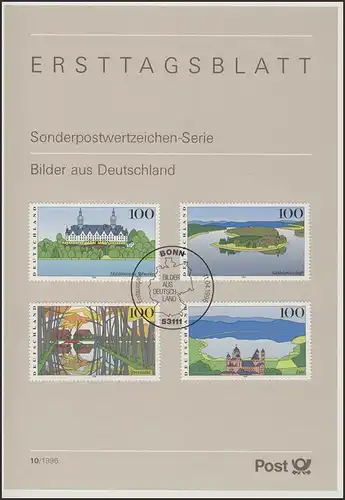 ETB 10/1996 - photos de l'Allemagne: Thuringe, Spreewald