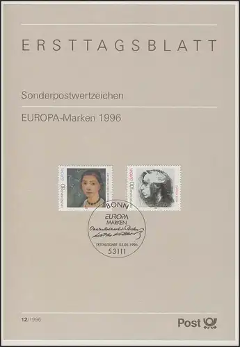 ETB 12/1996 Europe: Femmes, Modersohn-Becker, Kollwitz