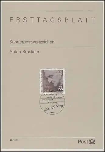 ETB 36/1996 - Anton Bruckner, compositeur