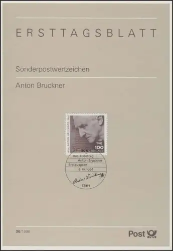 ETB 36/1996 - Anton Bruckner, compositeur