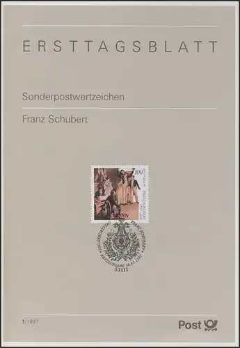 ETB 01/1997 - Franz Schubert, compositeur