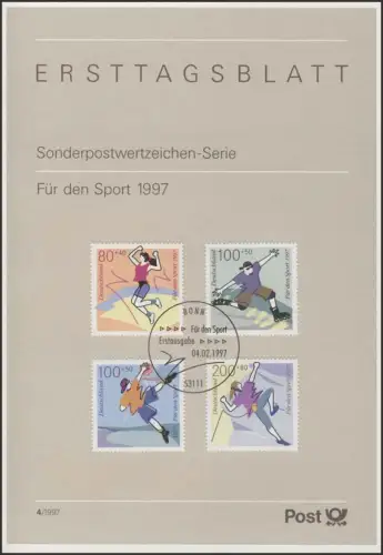 ETB 04/1997 - Aide sportive: Aérobic, Streetball, Skating