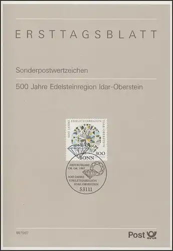 ETB 11/1997 - Gelsteinregion, Idar-Oberstein
