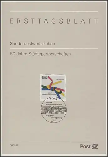 ETB 16/1997 - Partenariats entre villes