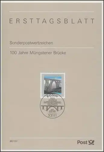 ETB 22/1997 Müngstener Brücke