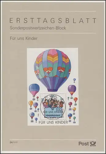 ETB 24/1997 - Block: Kinder, Heißluftballon