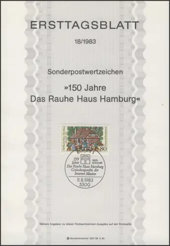 ETB 18/1983 Hamburg, Das Rauhe Haus