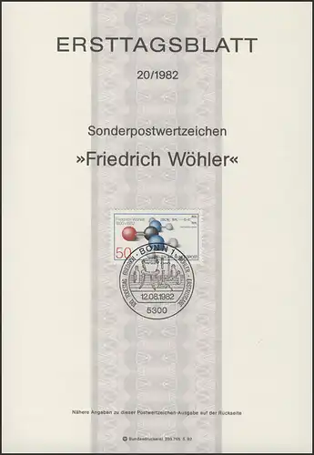 ETB 20/1982 - Friedrich Wöhler, Chemiker