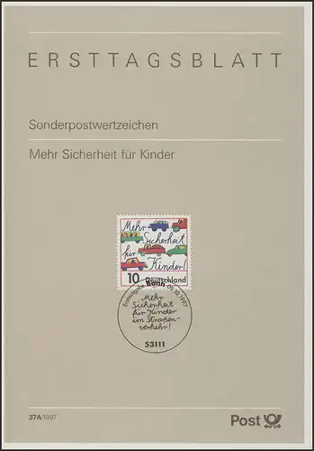 ETB 37A/1997 - Sicherheit für Kinder im Strassenverkehr