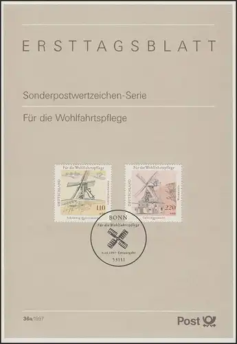 ETB 36+36a/1997 Moulins d'eau, moulins à vent