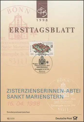 ETB 12/1998 - Zisterzienserinnenabtei Sankt Marienstern
