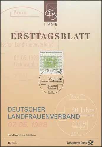 ETB 16/1998 Landfrauenverband