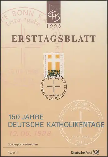 ETB 19/1998 Journées catholiques