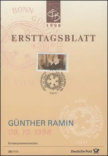ETB 35/1998 Günther Ramin, Organist