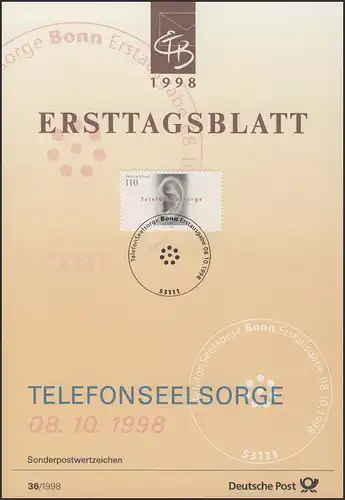 ETB 36/1998 Telefonseelsorge, Ohr