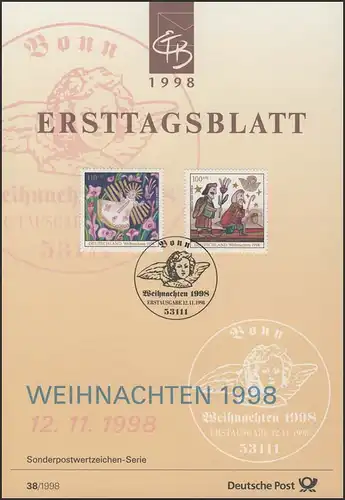 ETB 38/1998 Noël, visite des bergers, Christ