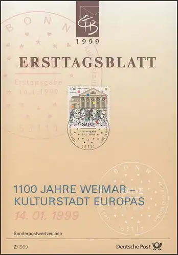 ETB 02/1999 Weimar Kulturhauptstadt