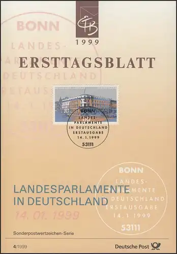 ETB 04/1999 - Parlement national, Wiesbaden
