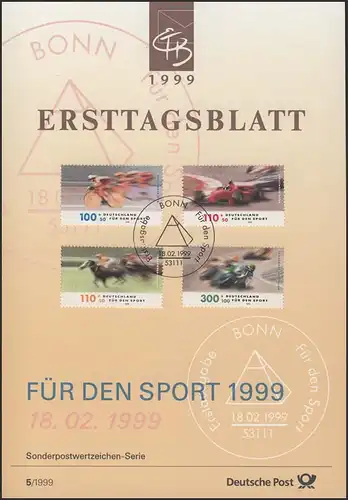 ETB 05/1999 Aide sportive, course, vélo, cheval, moto