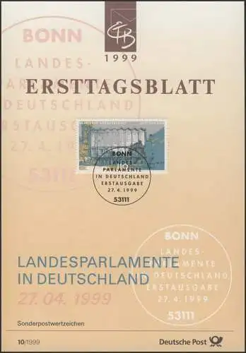 ETB 10/1999 - Landesparlament, Bremen