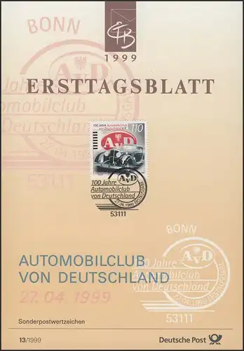 ETB 13/1999 - Automobilclub AvD