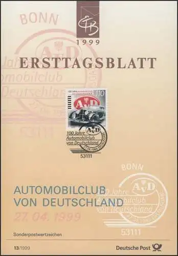 ETB 13/1999 - Automobilclub AvD