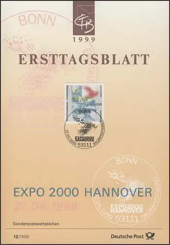 ETB 12/1999 EXPO 2000 (en %)
