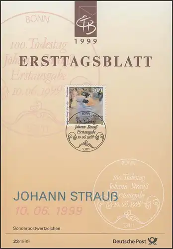 ETB 23/1999 - Johann Strauß, Komponist