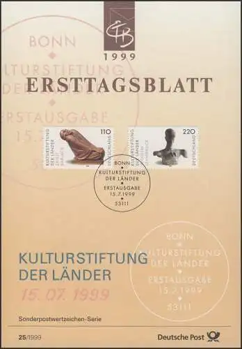 ETB 25/1999 - Kulturstiftung der Länder, Kunstwerke