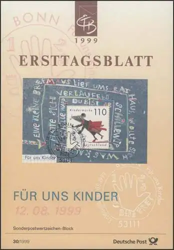 ETB 30/1999 - Block: Kinder, Maus