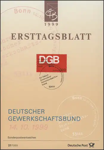 ETB 37/1999 Confédération des syndicats DGB
