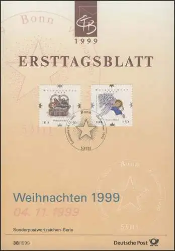 ETB 38/1999 - Weihnachten, Verkündigung des Engels