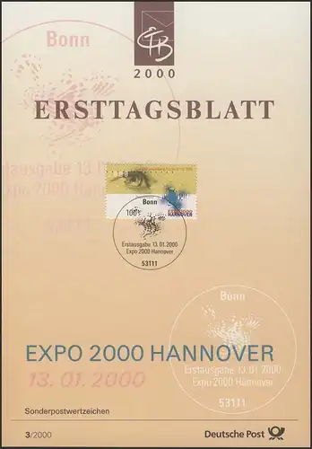 ETB 03/2000 EXPO 2000, Hannover, Auge