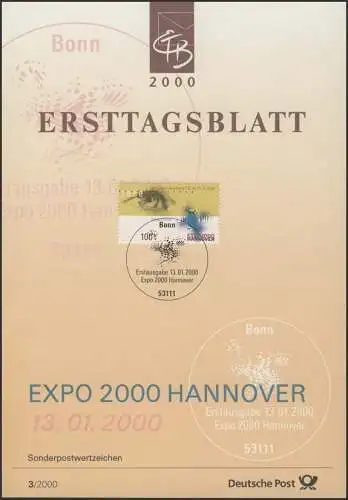 ETB 03/2000 EXPO 2000, Hannover, Auge