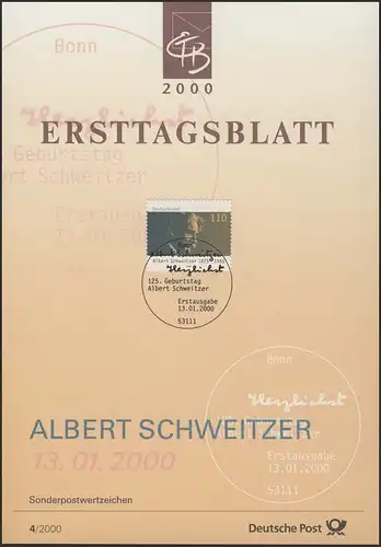 ETB 04/2000 Dr Albert Schweitzer