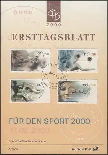 ETB 08/2000 Aide sportive: sport et paix
