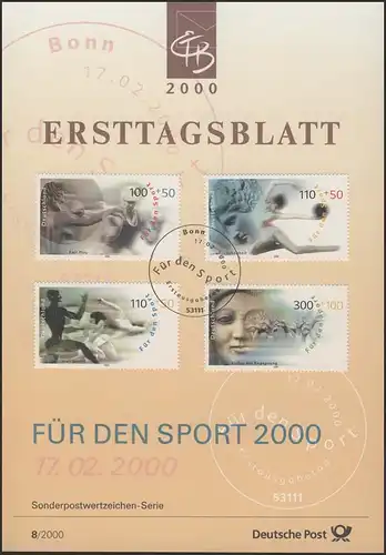 ETB 08/2000 Sporthilfe: Sport und Frieden