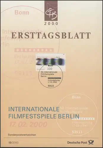 ETB 13/2000 Filmfestspiele, Berlin