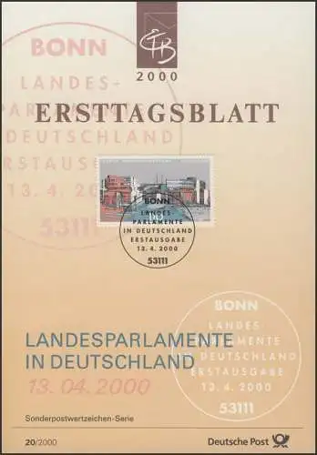 ETB 20/2000 Landersparlament, Düsseldorf