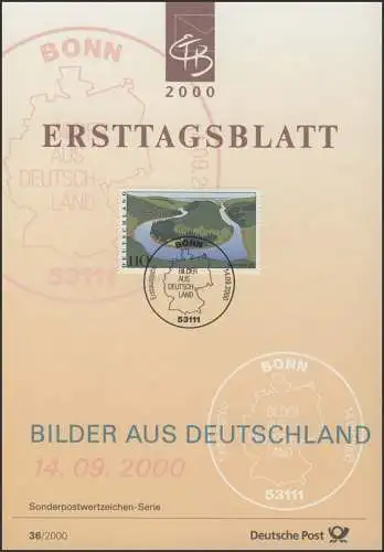 ETB 36/2000 - Bilder Deutschlands, Saarschleife