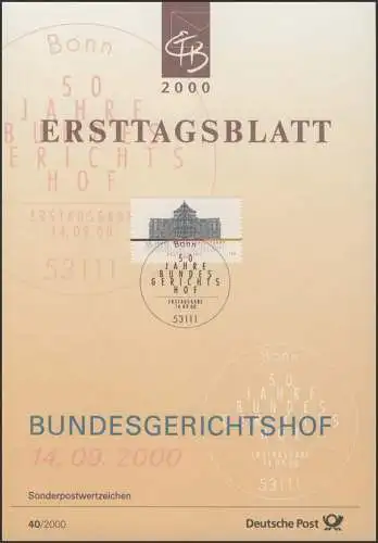 ETB 40/2000 Bundesgerichtshof